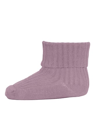 Cotton Rib Baby Socks lilac shadow - MP