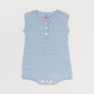 Romper Cable Himmelblå - Lillelam