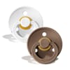 Bibs Colour str 1 (2 pk) White & Dark Oak