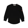Raffen Longsleeve ravnsort - Gullkorn