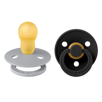 Bibs Colour str 3 (2 pk) Cloud & Black