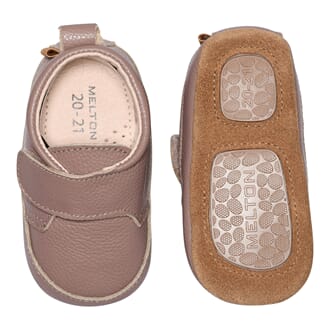 Luxury Leather Slippers fawn - MP