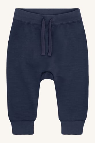 Gaby joggebukse ull/bambus more navy - Hust & Claire