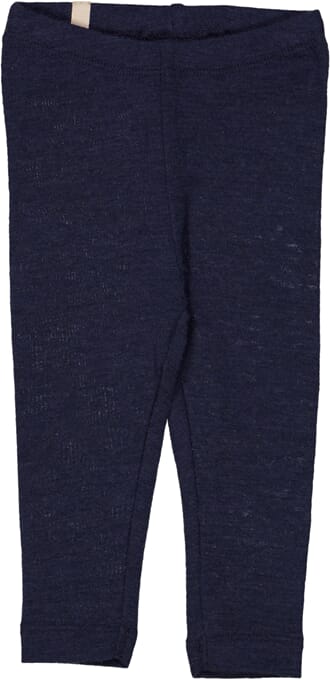 Wool Leggings navy - Wheat