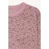 Abba genser ull/bambus Flowers heather - Hust & Claire