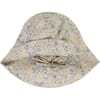 Baby Girl Sun Hat moonlight flowers - Wheat