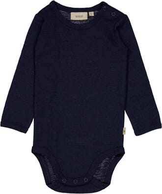 Body Plain Wool navy - Wheat