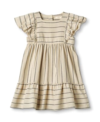 Vira Ss Dress sandshell magnet stripe - Fliink