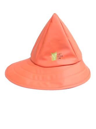 Rain hat orange love - Kattnakken