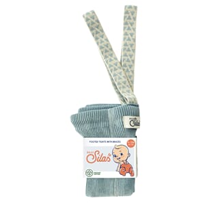 Strømpebukse med seler Blue Patterned - Silly Silas