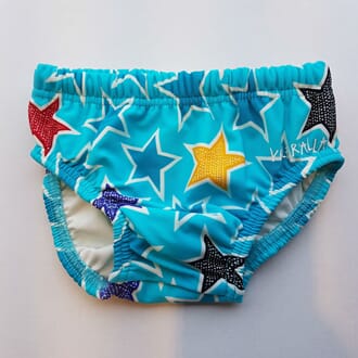 Baby swimshorts light sky - Villervalla