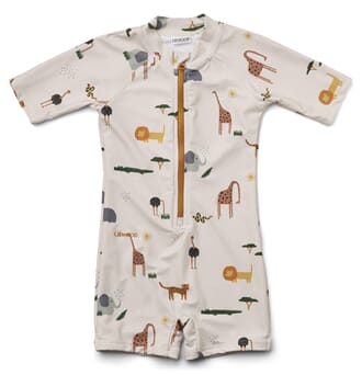 Max swim jumpsuit safari sandy mix - Liewood