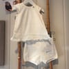 Jersey Knit Newborn Blouse White - Paz Rodríguez