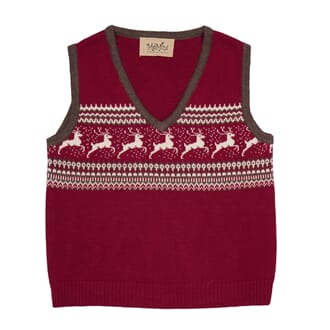 Donner baby vest  Red - MeMini
