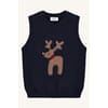 Perry Deer vest more navy - Hust & Claire