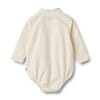 6980k-350 GOTS -   Romper Shirt Victor - 3129 eggshell  - Extra 2