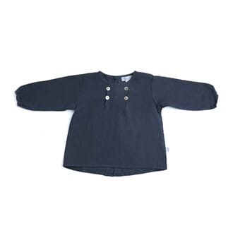 Topp gråblå (baby) - Minilin