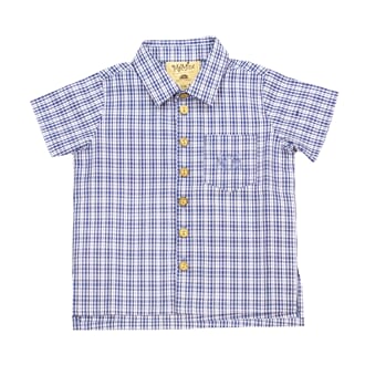 Tom Shirt blue checked (baby) - MeMini