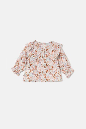 Sweet floral baby blouse - My Little Cozmo