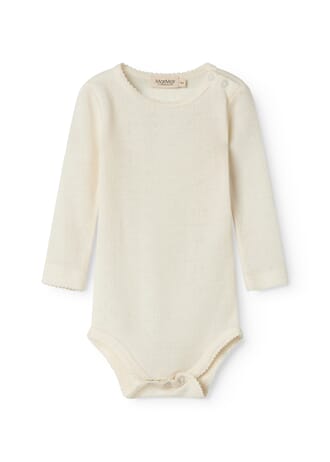 Benedikte wool pointelle natural - MarMar