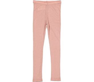 Leg Wool Pointelle burnt rose - MarMar