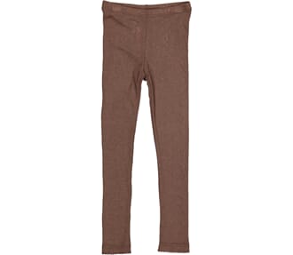 Leg Wool Pointelle terre - MarMar