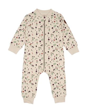 Moss Babydress gråhvit - Gullkorn