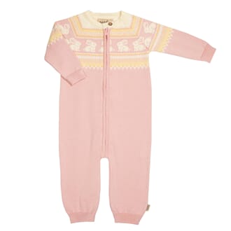Willow Strikkedress Silver Pink - MeMini