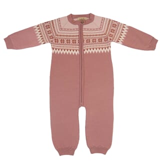 Tindre Strikkedress  Old Rose - MeMini
