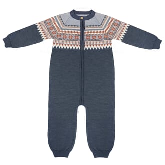 Tindre Strikkedress  Shady Blue - MeMini