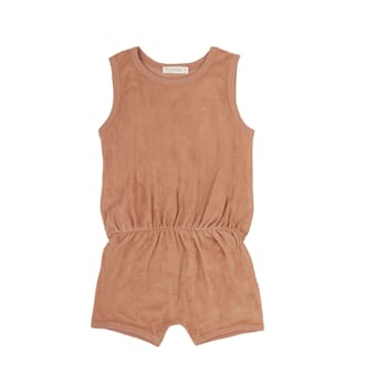Frotté Playsuit Warm Biscuit - Phil & Phae