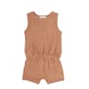Frotté Playsuit Warm Biscuit - Phil & Phae