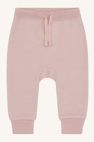 Gaby joggebukse ull/bambus adobe rose - Hust & Claire