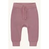 Gaby joggebukse ull/bambus pale mauve - Hust & Claire