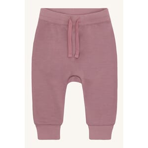 Gaby joggebukse ull/bambus pale mauve - Hust & Claire