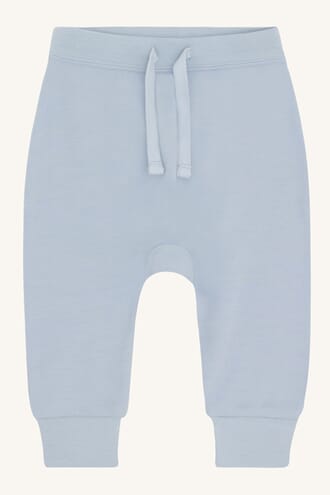 Gaby joggebukse ull/bambus baby blue - Hust & Claire