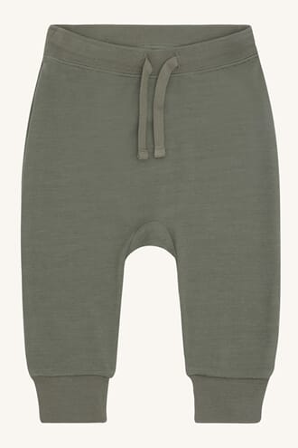 Gaby joggebukse ull/bambus forest fog - Hust & Claire