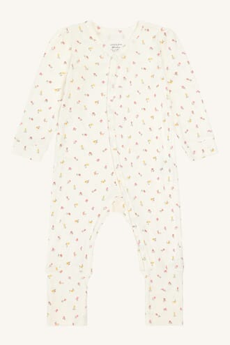 Mulle Heldrakt Flowers ivory - Hust & Claire