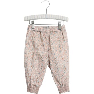 Trousers Sara rose flowers (baby) - Wheat