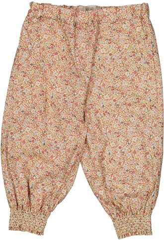 Trousers Sara porcelain flowers - Wheat