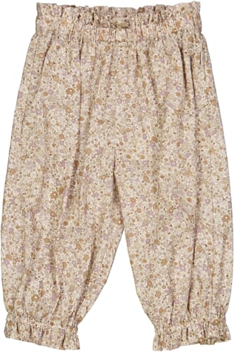 Trousers Polly soft lilac flowers - Wheat