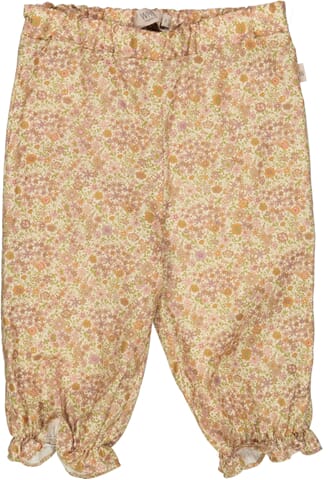 Trousers Wanja moonlight flowers - Wheat