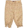 Trousers Wanja moonlight flowers - Wheat