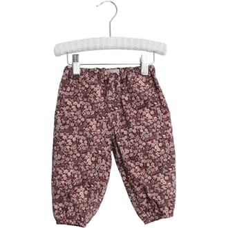Trousers Malou soft eggplant - Wheat