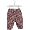 Trousers Malou soft eggplant - Wheat