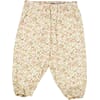 Trousers Malou eggshell flowers - Wheat