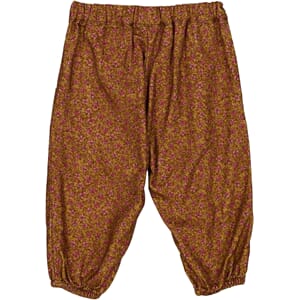 Trousers Malou toffee flowers - Wheat