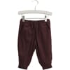 Trousers Lillie soft eggplant - Wheat