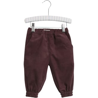 Trousers Lillie soft eggplant - Wheat