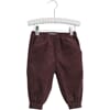 Trousers Lillie soft eggplant - Wheat